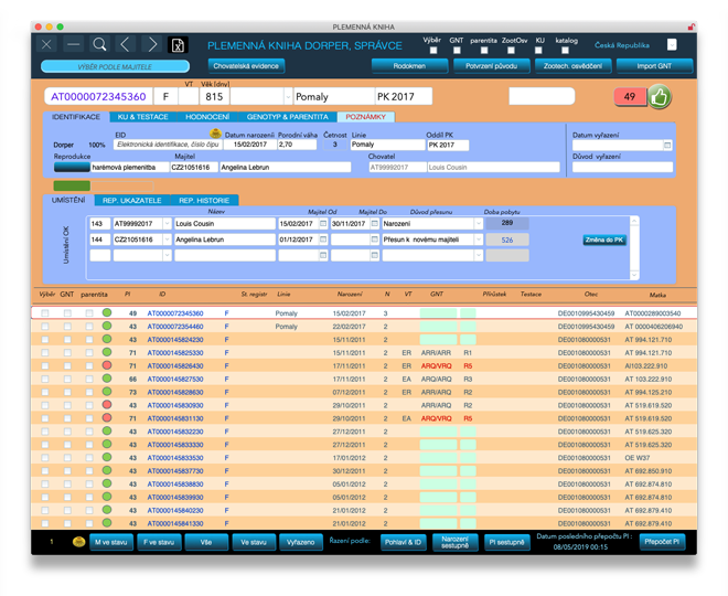 The Breedbook Dorper Administrator