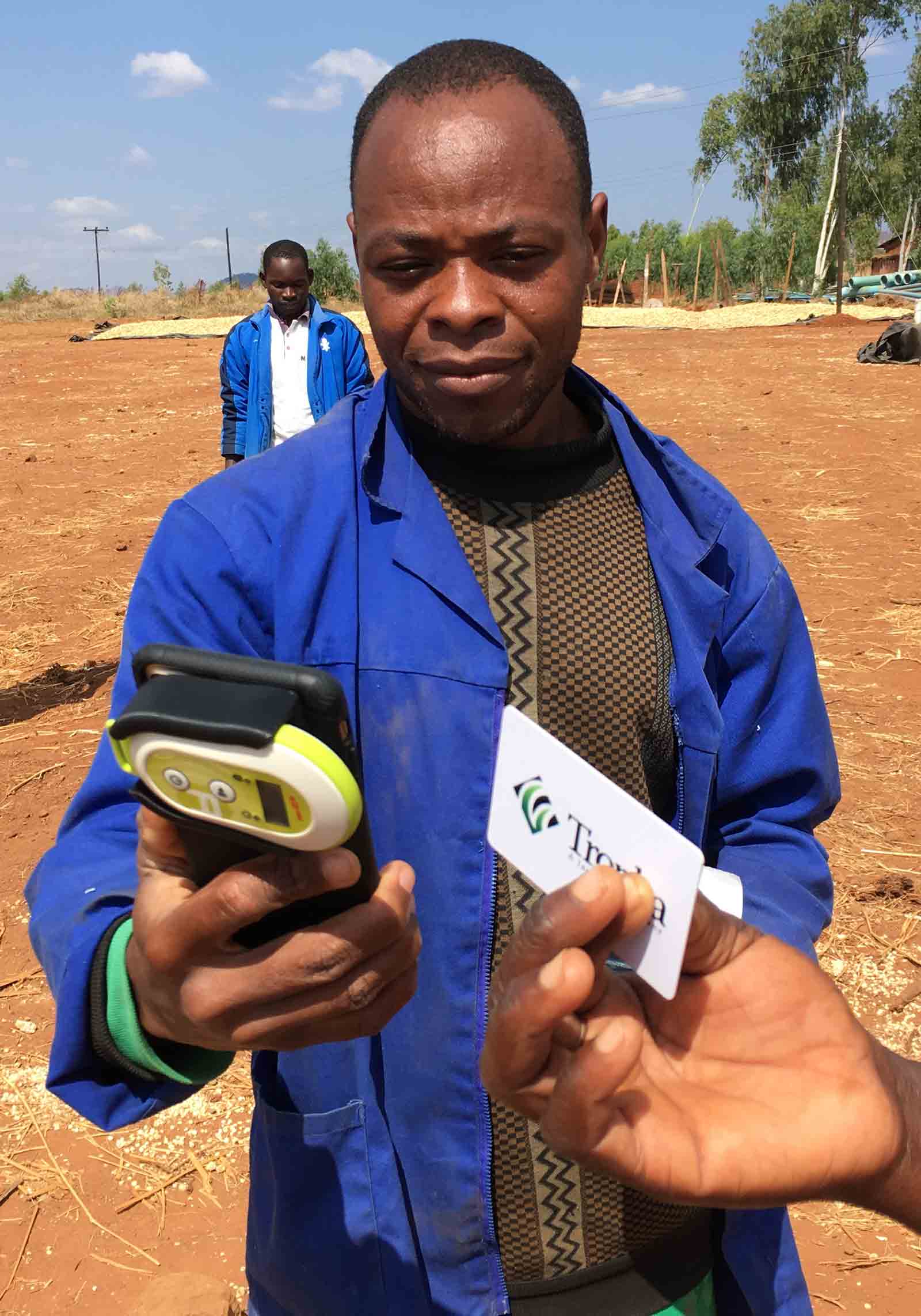     Identifikace pytlů pomocí RFID
