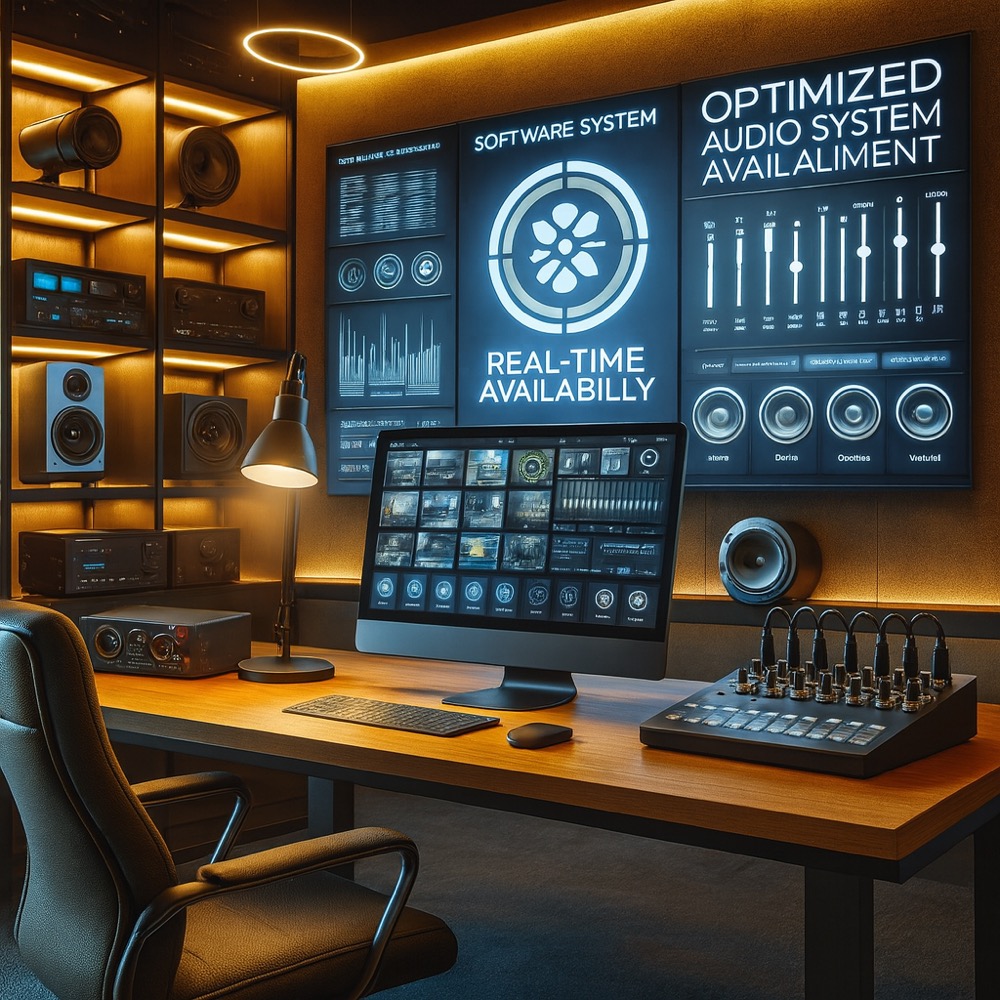 Zákazník čelil problému s pomalým vyhodnocováním dostupnosti audiovizuální techniky