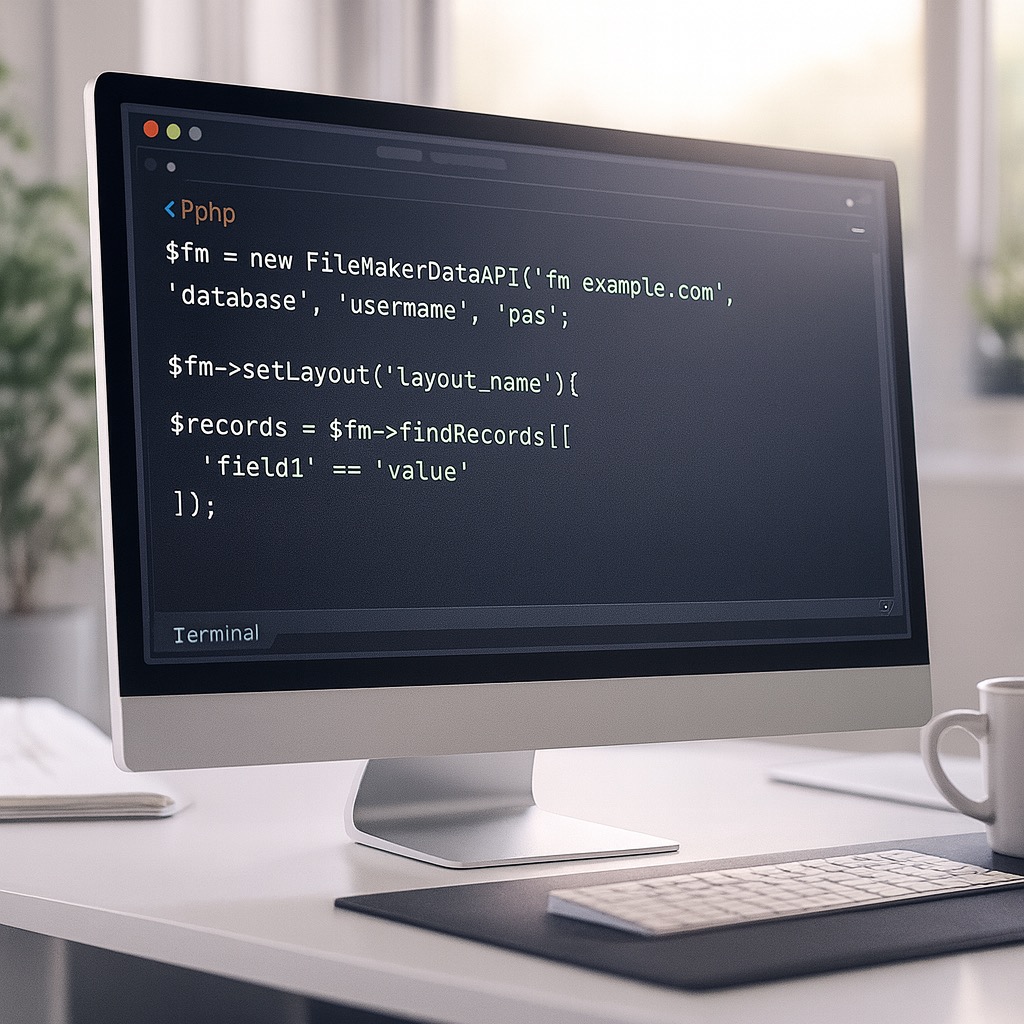 PHP knihovna usnadňující život díky zjednodušení napojení na FileMaker databáze.