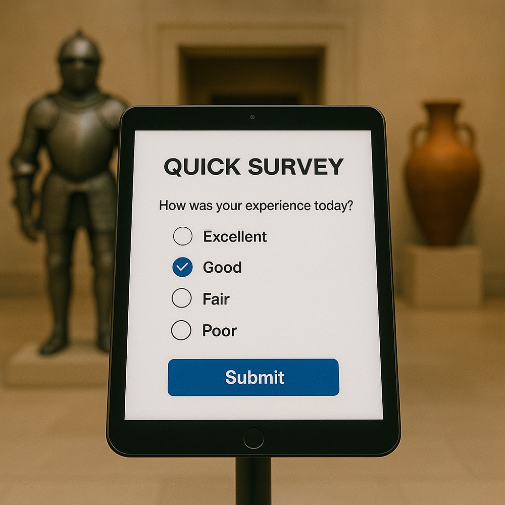 Ilustrace dotazníku pro muzeum