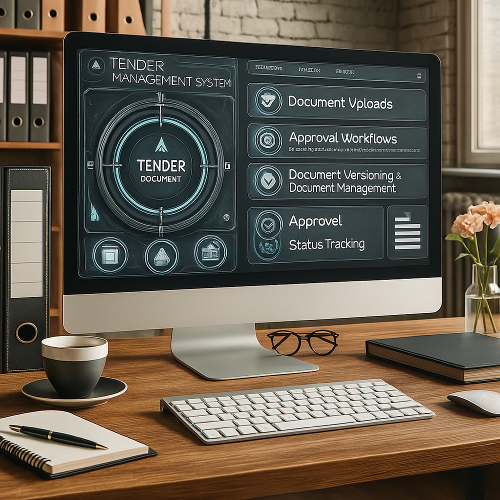 Aplikace pro správu tenderů s automatizovaným stahováním a sdílením dokumentů